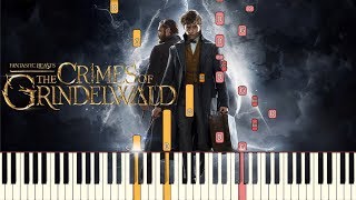 Fantastic Beasts Theme (Solo Piano) - The Crimes of Grindelwald | Piano Tutorial (Synthesia)