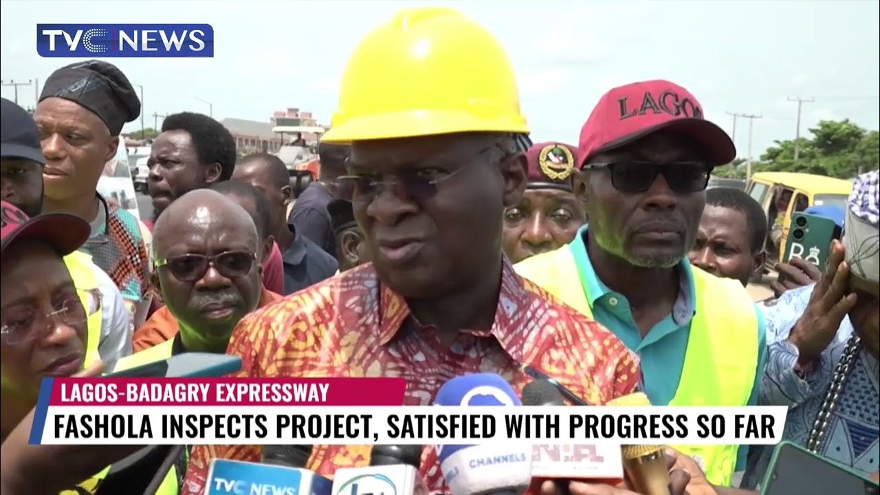 Fashola Inspects Lagos Ibadan-Expressway Project, Satisfied with Progress so Far