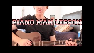 Piano Man Guitar Tutorial SIMPLE