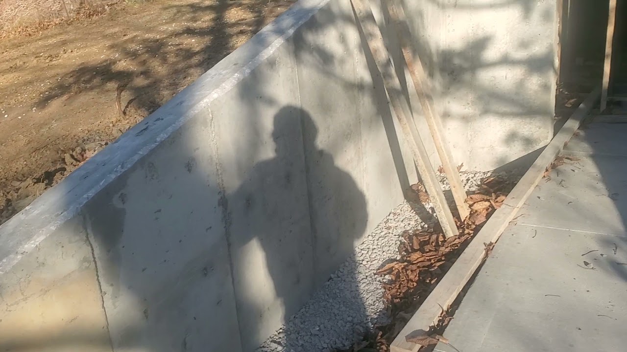 Finished the root cellar/storm shelter concrete roof. YouTube