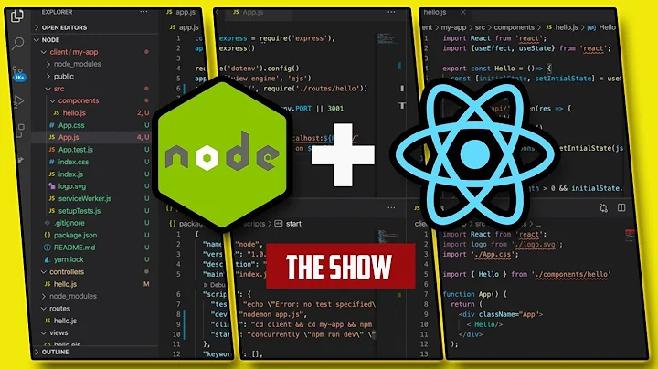 How To Connect Node.JS BackEnd To A React.JS FrontEnd 2020 | NodeJs + React Tutorial For Beginners