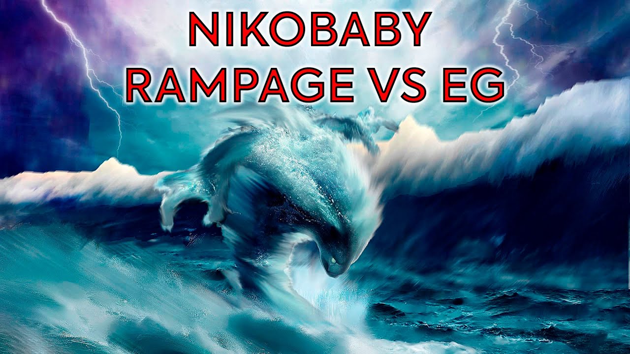 Nikobaby Rampage against Evil Geniuses. The Intenational Dota 2