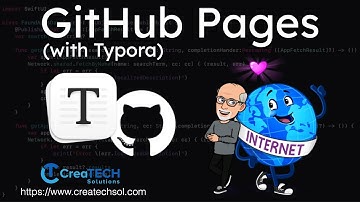 Publish to the web with GitHub Pages with Typora