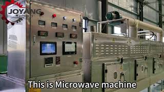 Microwave chia seeds drying machine