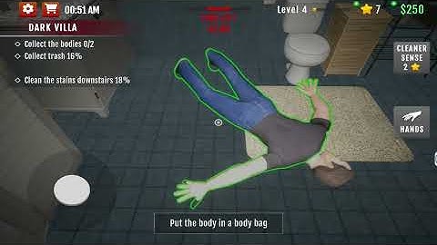 Crime Scene Cleaner: Mobile 3D - Walkthrough Gameplay Part 1 - Tutorial (iOS, Android)