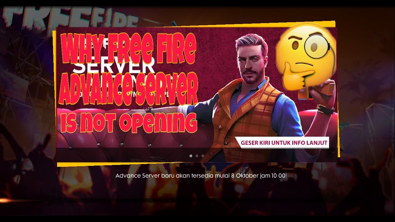 Why Free Fire Advancedserver Not Opening Youtube