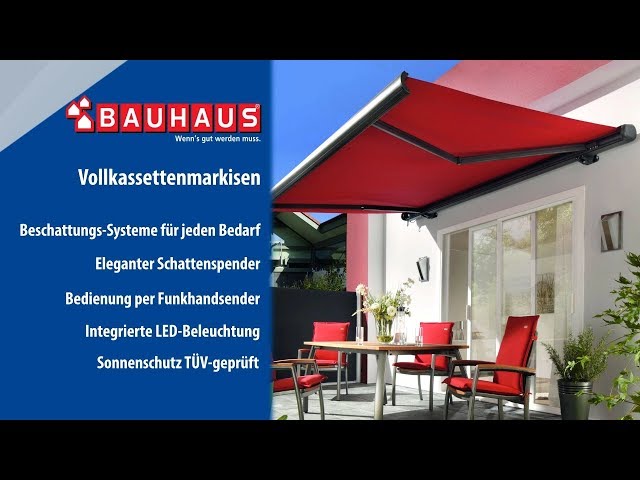 Vollkassetten-Sonnenstore - BAUHAUS TV - YouTube