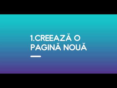 Video: Cum Se Creează Un șablon De Pagină