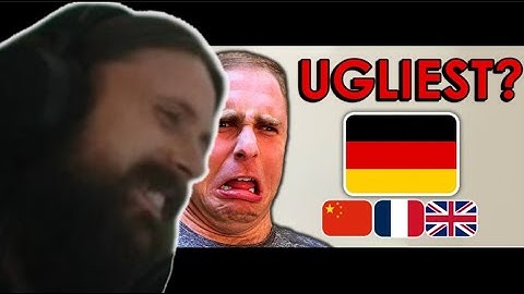 Forsen Reacts to What is the UGLIEST Language in the World?