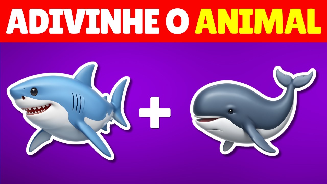 🦊 Adivinhe o Animal pelos Emojis 🦒 | Você Consegue Acertar os 45? | Quiz Espacial