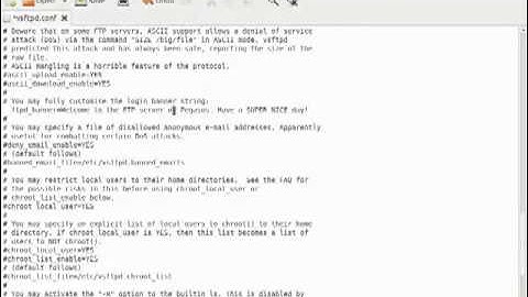Configuring FTP in Ubuntu - Part 1
