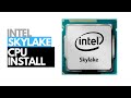 Comment installer le processeur intel core i56500k skylake sur la carte mre z170