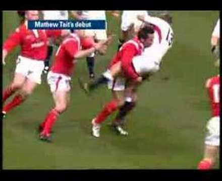 Gavin Henson, highlights in wales 2005 11-9 win