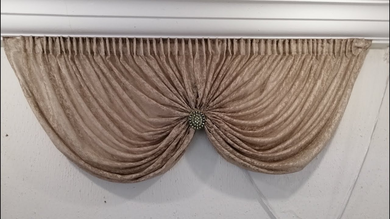 كيفية عمل ستارة على شكل قلب او وردة Rideaux