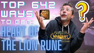 Getting Heart of the Lion Rune in Season of Disc.