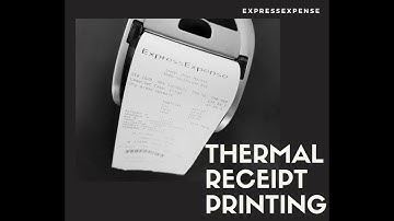 Print Thermal Receipts from iOS / Android using ExpressExpense
