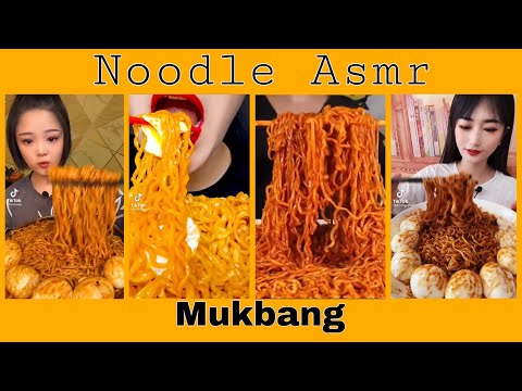 ASMR -Noodle Yeme Videoları - mukbang [yemek yeme videoları] asmr eating