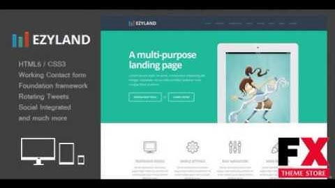 Preview Ezyland - Responsive multipurpose landing page