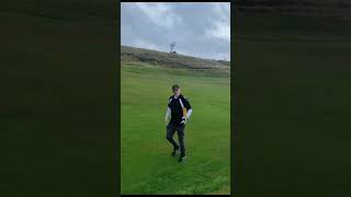 How did this even happen ??? shorts funnyshorts fell shortsfeed viral golfer