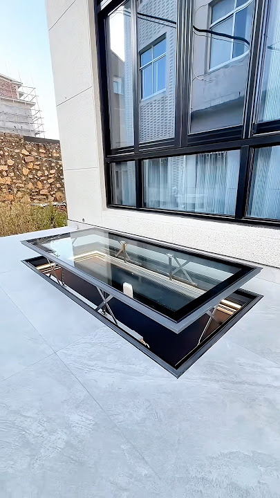 Intelligent electric skylight #foshan #powersunroof #jl #aluminium #skylight