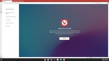 How to install Vivaldi 3.0 on a Chromebook