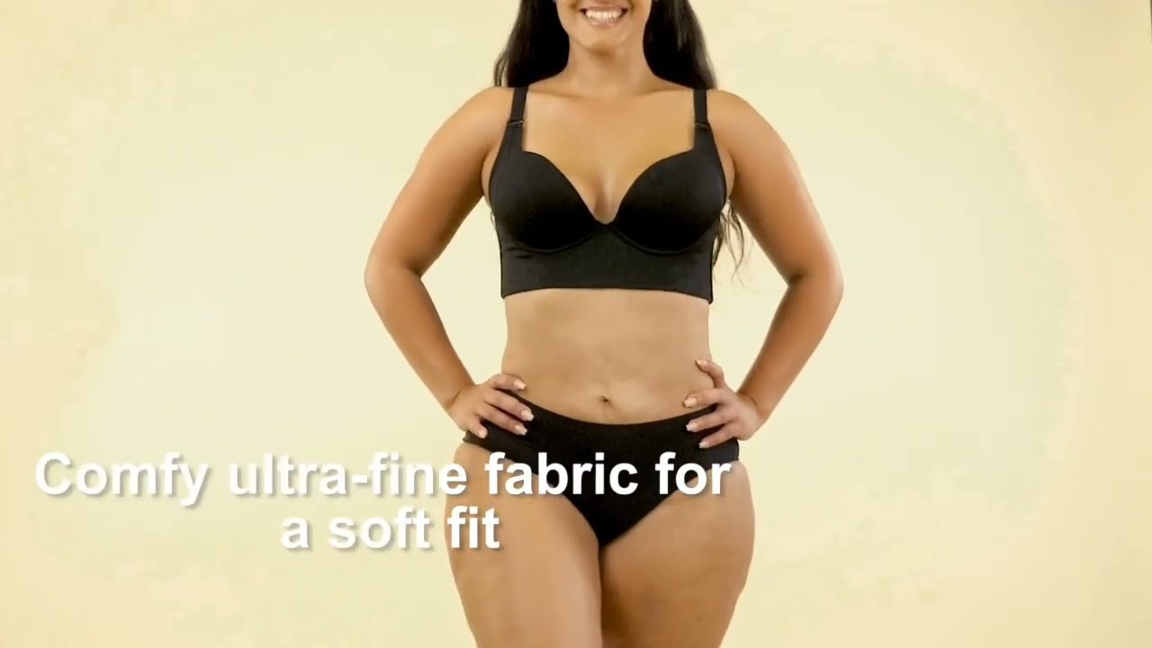 Foraging dimple Fashion Deep Cup Bra Hides Back Fat Diva New Look Bra With  Shapewear Incorporated Beige