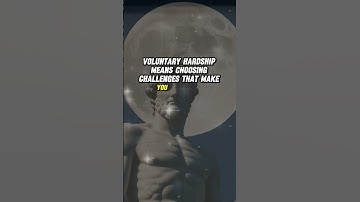 Unlock Stoic Strength: The Power of Negative Visualization & Voluntary Hardship! #stoicdiscipline