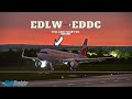 Full A320 VATSIM Flight | EDLW to EDDC | Real ATC &amp; IFR Procedures