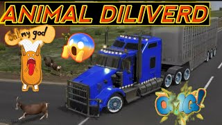 ANIMALS DILIVERD BY UNIVERSAL TRUCK SIMULATOR #gameplay #viral