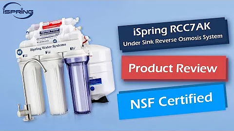 Best-selling Reverse Osmosis Water Filter System Review | iSpring RCC7AK 6-Stage RO System