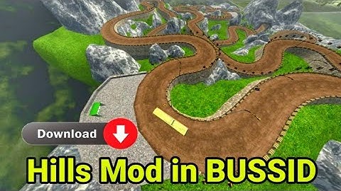 NEW HILLS MAP MOD FOR BUSSID V3.6.1⛰️