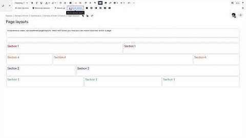 Page Layout Move A Section - Learn Atlassian Confluence & Linchpin Intranet #97