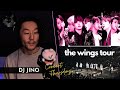 DJ REACTION to BTS WINGS CONCERT &amp; V GURLLL DINNER
