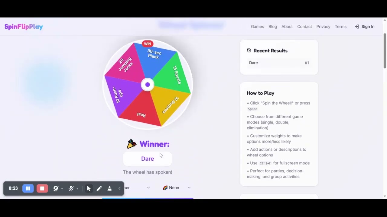 Spin the Wheel Challenge 🎯 | Dare or Rest? | Ultimate Wheel Spinner Game!