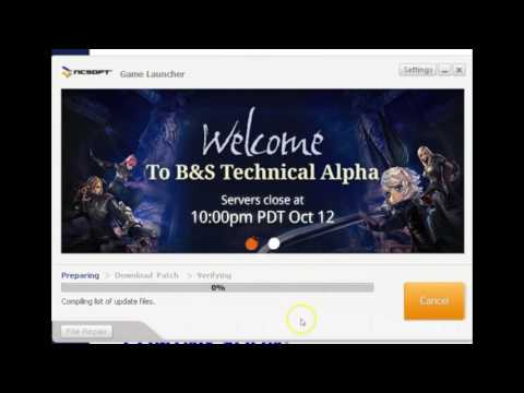 NCsoft game launcher error fix E02018 Blade and soul