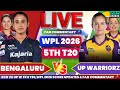 🔴Rcb vs Up w 5th T20 WPL 2026 | Bengaluru vs UP Warriorz Live Cricket Score &amp; Fan Commentary