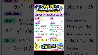 O-LEVEL | ALGEBRAIC MANIPULATION | PAPER 1 | CODE 4024 | SOLVED TROPICALS | TOPIC MATHS | Q 21-Q 25