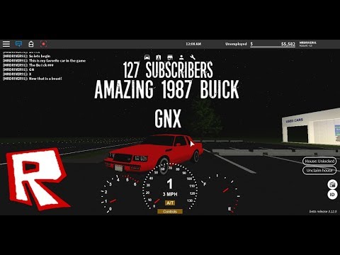 My Favorite Car On Greenville 1987 Buick Gnx Youtube - nissan skyline r32 pov drive roblox greenville drives gv4 youtube