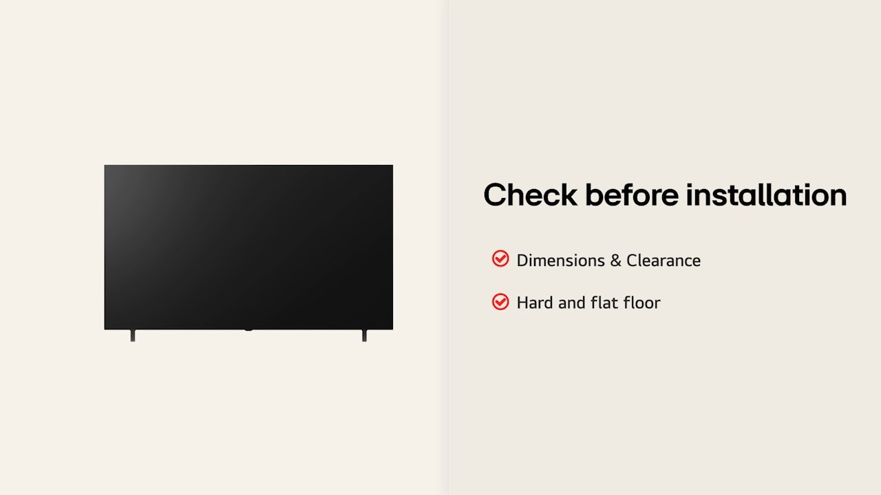 LG OLED TV : Installation Guide –B5 77