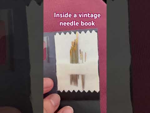 Vintage needles are my favorite for hand sewing and embroidery. 🪡 💕