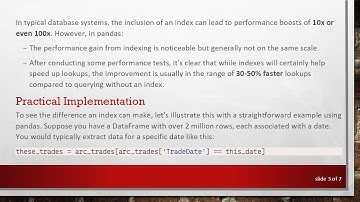 Does Adding an Index to a Large Data Frame Make Lookups Quicker?