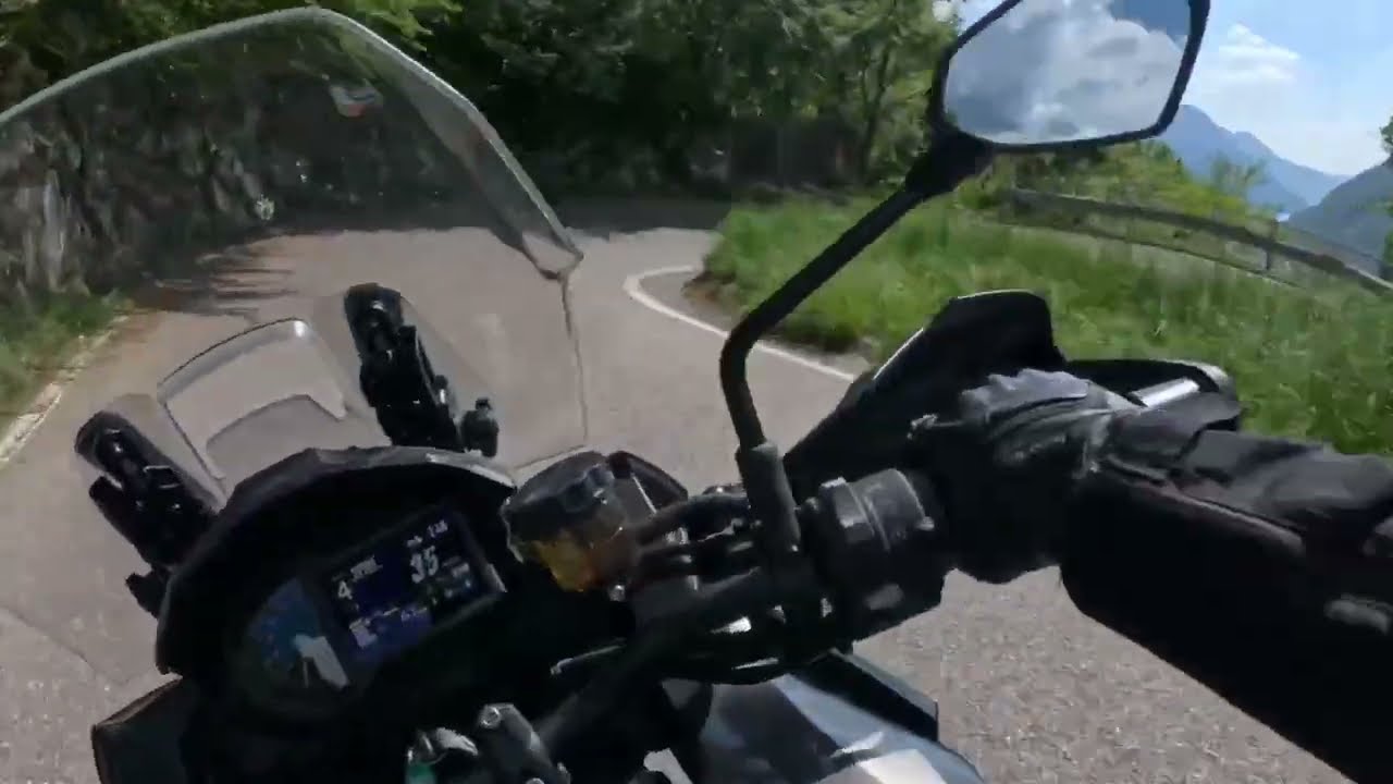 Test della nuova Kawasaki Versys 1100 SE 💚😍👏#mimettoinmoto#tosomoto#kawasakiversys1100se