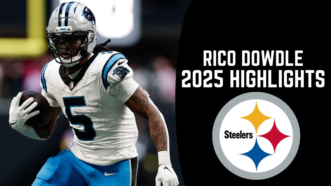 Rico Dowdle Highlights 🔥| Welcome to the Steelers
