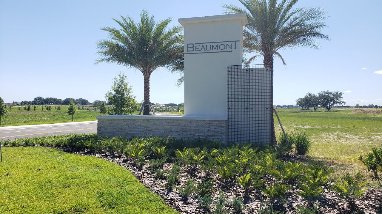 Drive through tour of Beaumont neighborhood in Wildwood FL near The Villages FL YouTube