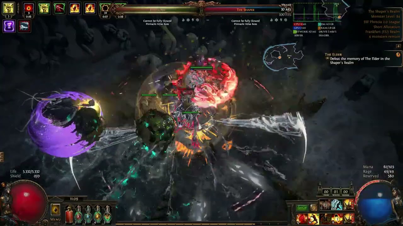 SadPanda's Ancestral Commander - Phrecia 2.0 SSF - Uber Elder Kill