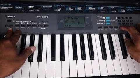 AccompVol function || Casio ctk 2550 || volume of Rhythm