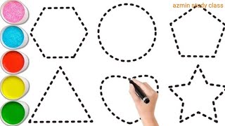 Learn 2D Shapes for Kids | Circle, Square, Triangle, Rectangle | Preschool Learning Video | shapes..