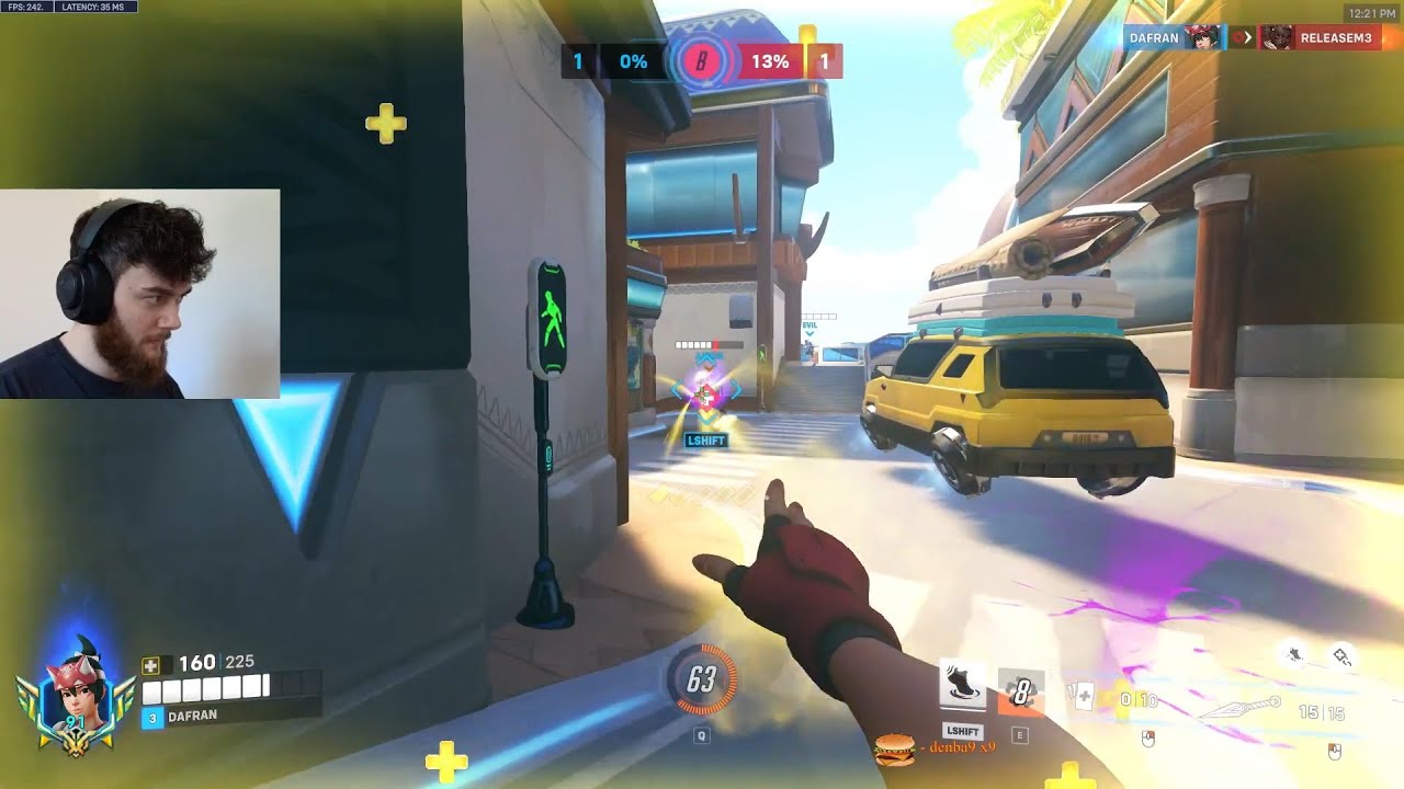 DAFRAN KIRIKO IN OVERWATCH 2 RANKED GAMEPLAY SEASON 16