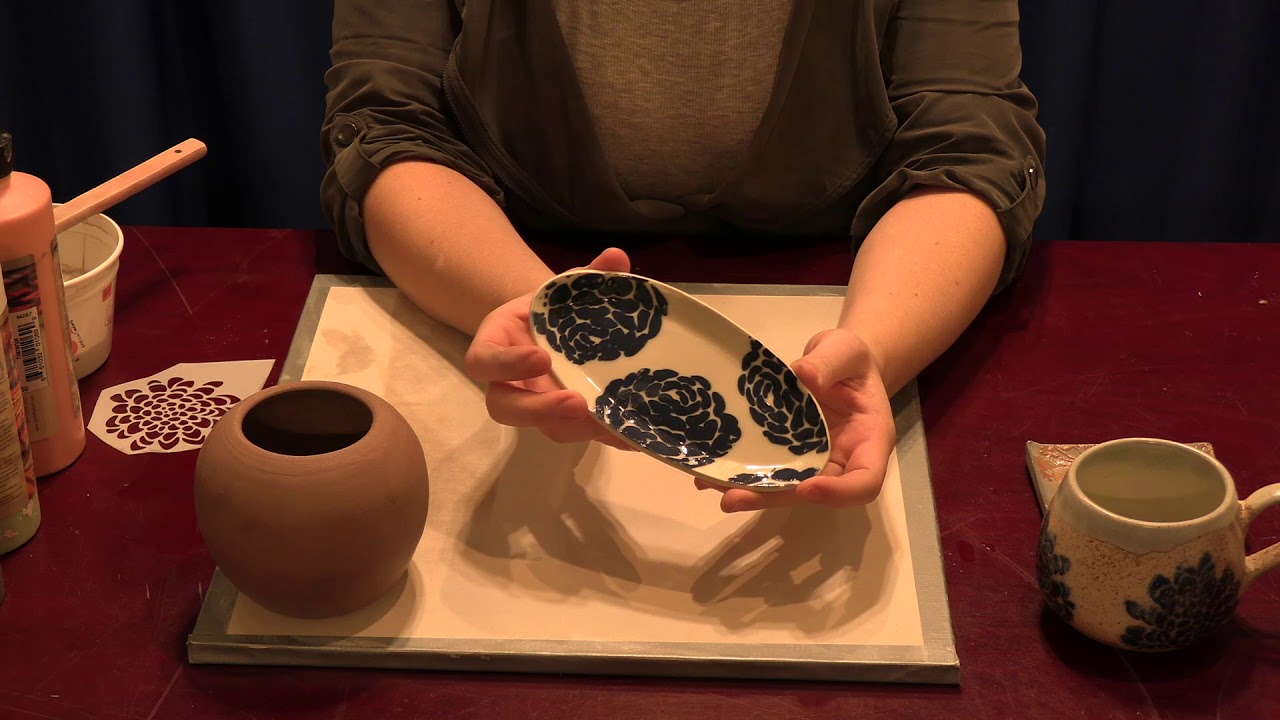 Surface Decoration using Underglaze and Slip Transfers 