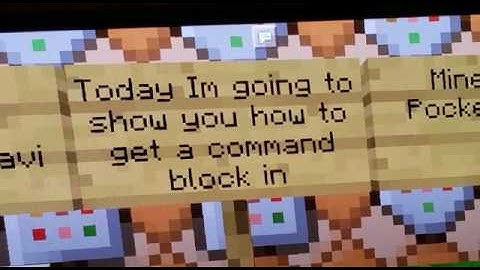 How To Get and Use a Command Block in Minecraft Pocket Edition v. 1.1.1 and In Further Updates